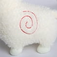 thumbnail image 4 of Juguete de peluche de alpaca, animal de peluche de llama, muñeca grande de 38 cm, almohada de felpa, regalo de Navidad para el día de San Valentín (blanco), 4 of 4