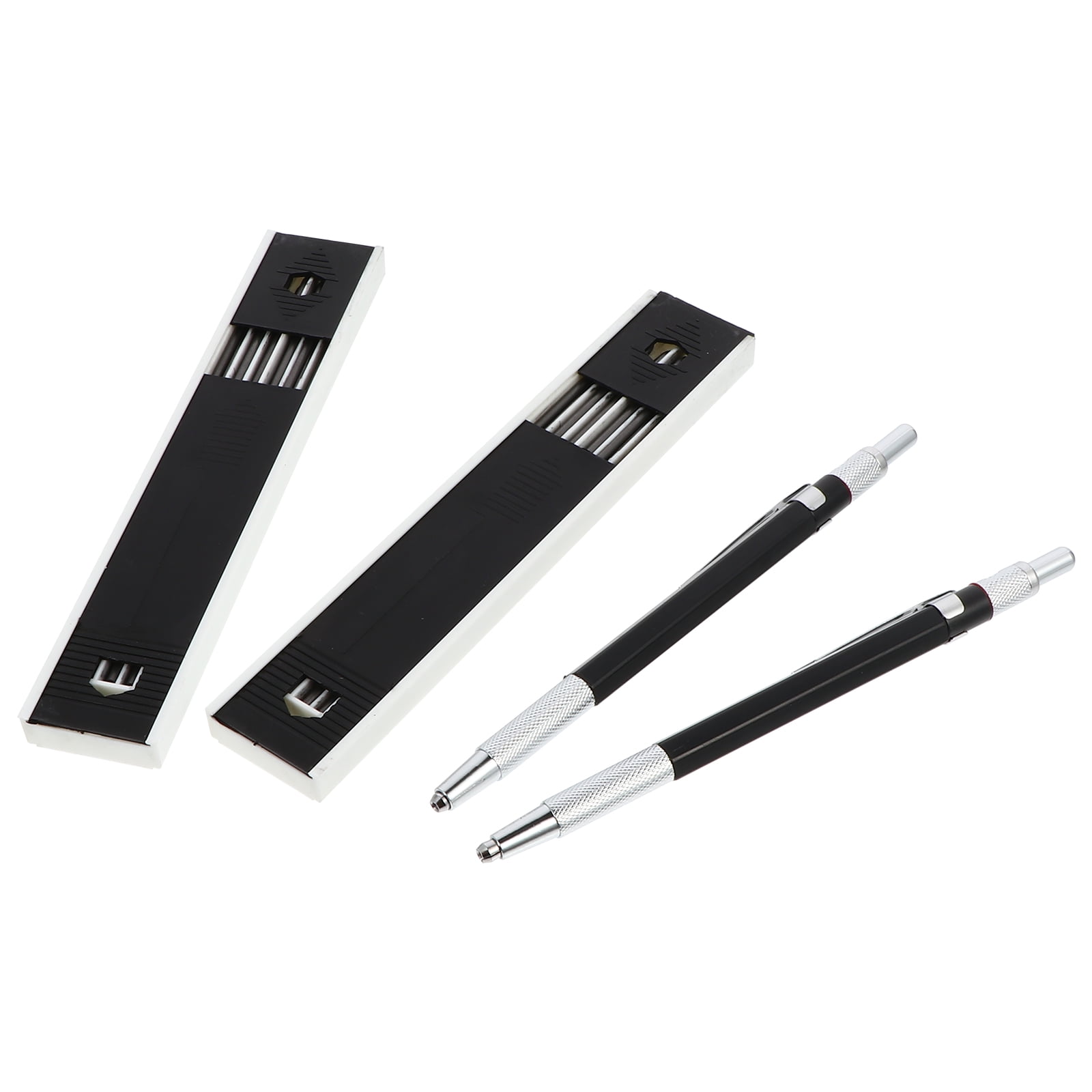 2 Sets Mechanical Pencil Automatic Lead Pencil Carpenters Drawing