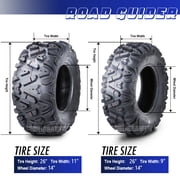 Roadguider 26x9-14_26x11-14; 26x9x14_26x11x14; 26-9-14_26-11-14 ATV/UTV Tires