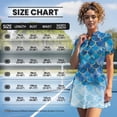 thumbnail image 7 of Psesaysky Blue Mermaid Scales Golf Tennis Dress for Womens Zip up Workout Dresses with Inner Shorts Plus Size Summer Short Sleeve Sundress Sport Active Outfits with Pockets, 7 of 7