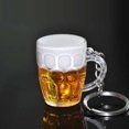 thumbnail image 3 of Unique Beer Cup Pendant Key Chain Car Keyring Handbag Bag Hanging Decor Ornament, 3 of 6