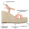 thumbnail image 2 of Journee Collection Womens Raniya Tru Comfort Foam Espadrille Platform Wedge Sandals, 2 of 6