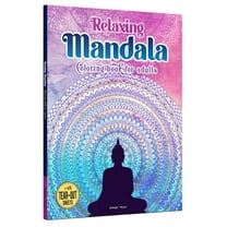 Relaxing Mandala: Coloring Book for Adults, (Paperback)