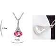 thumbnail image 3 of KATGI Fashion Teardrop Shaped Austrian Crystal Pendant Necklace, 3 of 3