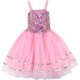 thumbnail image 1 of Disfraz de Hada para Niños 4 Piezas Rojo Verde Vestido de Hada Alas de Hada Varita Diadema, 1 of 4