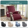 thumbnail image 3 of Aorsher 100% Waterproof Recliner Chair Cover, Washable Recliner Chair Seat Cover, Non-Slip Reclining Cover with Elastic Straps for Kids, Pets, 3 of 14