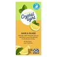 thumbnail image 3 of Crystal Light Decaf Lemon Iced Tea Naturally Flavored Powdered Drink Mix, 6 ct Pitcher Packets, 3 of 9