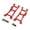 Red, variant on LeeQinersw RC Rear Lower Swing Arm for 1/14 RC Car 14211 Heavy Duty Sturdy Spare Parts Sliver