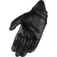 thumbnail image 2 of Icon Womens Pursuit Classic Perforated Gloves - Black, 2 of 2