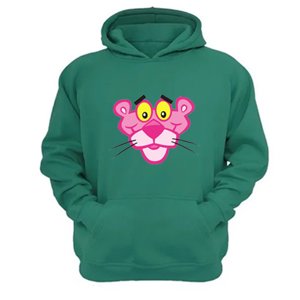 Genérico - Polerón Canguro La Pantera Rosa Verde Aguamarina Talla Xs Unisex