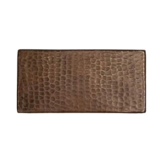 3 x 6 in. Hammered Copper Tile