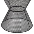 thumbnail image 3 of Afuera Living Modern / Contemporary Outdoor Iron Side Table in Matte Black, 3 of 8
