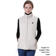 thumbnail image 5 of Venustas Women's Heated Vest with Battery Pack 7.4V, Heated Clothes for Women (Beige, XS), 5 of 7