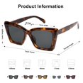 thumbnail image 4 of Lentes de Sol SOJOS Tendencia Oversized de Ojo de Gato SJ2347 para Mujer, 4 of 5