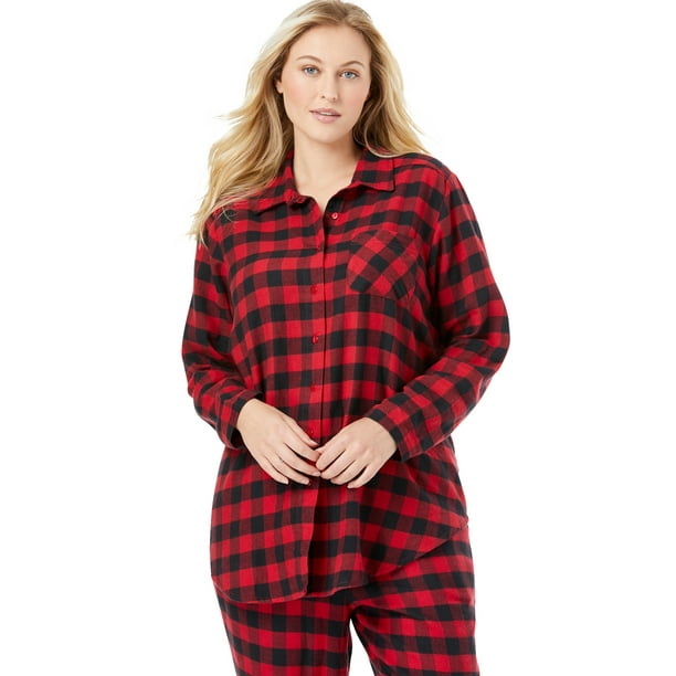 plus size flannel pants