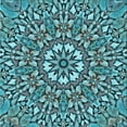 thumbnail image 1 of Ahgly Company Indoor Square Patterned Blue Diamond Blue Area Rugs, 4' Square, 1 of 6