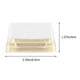 thumbnail image 2 of ColoMX Cajas de pastel de 100 piezas Caja de embalaje de pan Cajas cuadradas transparentes para postres, 2 of 7