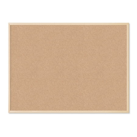 U Brands Cork Bulletin Board, 48 X 36 Inches, Birch MDF Frame (003U00-01)