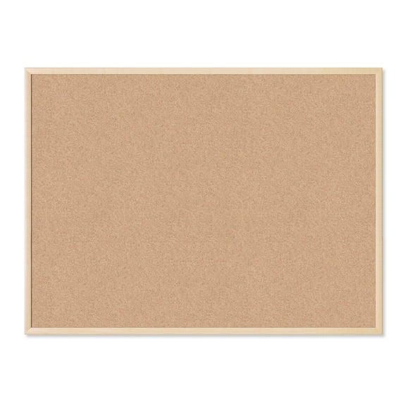 U Brands Cork Bulletin Board, 48 X 36 Inches, Birch MDF Frame (003U00-01)