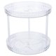 thumbnail image 1 of Countertop Turntable Organizer Transparent Pet Condiment Storage Rack Stable and Non-Deform, 1 of 4