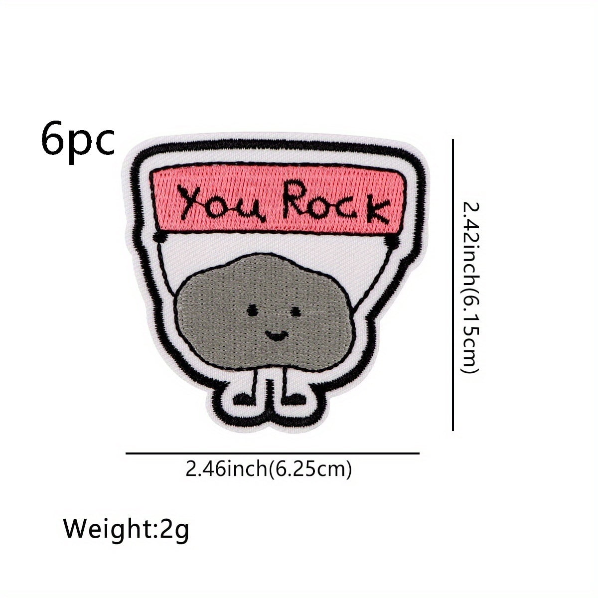 1 Set of Cartoon Characters Iron-on Embroidered Fabric Patches - Self-adhesive sewn fabric badges for apparel, hats and t-shirts