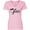 AD-Pink, variant on Inktastic Be Kind with Heart Ribbon in Black Text Women's V-Neck T-Shirt