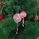 thumbnail image 2 of ER 2 piezas de piruletas navideñas colgantes para decoración de árbol de Navidad oso de fresa Electrónica, 2 of 5