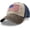 Brown/Blue, variant on NCY Vintage Distressed USA Hat - Mens Baseball Cap with American Flag, Perfect Veteran Ballcap, American Flag Baseball Cap