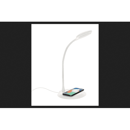 Ihome Lamp - iHome 14.97 in. Gloss White Desk Lamp w/Charging Station