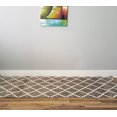 thumbnail image 2 of Super Area Rugs, Metro Stain-Resistant Gray Trellis Rug, 2' 8" X 8', 2 of 2
