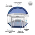 thumbnail image 6 of Graco Pack 'n Play LiteTraveler LX Playard, Outdoor and Indoor Use, Canyon, Blue, Unisex, 6 panels, 6 of 8