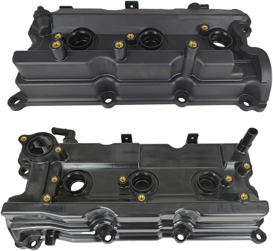 Valve Cover Set with Gasket and Oil Cap 132645W510 Replacement for Nissan Pathfinder Infiniti QX4 2002–2004 3.5L V6 Engines