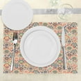 thumbnail image 3 of Ambesonne Geometric Place Mats Set of 4, Floral Old Display, Standard Size, Multicolor, 3 of 6