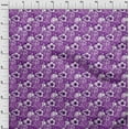 thumbnail image 4 of oneOone Cotton Jersey Purple Fabric Sports Basket & Football Fabric For Sewing Printed Craft Fabric By The Yard 58 Inch Wide, 4 of 4