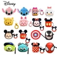 thumbnail image 2 of Disney Marvel-funda protectora para auriculares Airpods 1, 2, 3 Pro, dibujos animados, Minnie, Mickey, silicona, inalámbrica, Bluetooth xuanjing  unisex, 2 of 2
