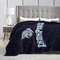 thumbnail image 4 of Lehigh Valley Ironpigs Fleece Blanket, Very Soft Microfiber Flannel Blanket for Couch Warm and Cozy for All Seasons, 4 of 6