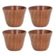 thumbnail image 2 of Taza De Madera, Aislamiento Térmico Estilo Retro Juego De Tazas De Madera De 4 Piezas Para Café Para Té Para Leche, 2 of 8