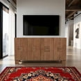 thumbnail image 3 of Jofran Sequoia 62" Modern Rustic Solid Wood Four Door Sideboard Storage Cabinet, 3 of 11