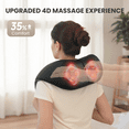 thumbnail image 3 of Cordless Neck Back Massager with Heat, 4D Shiatsu Shoulder Massager for Pain Relief, Gifts for Mom Dad, 3 of 11