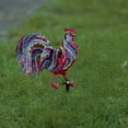 memorial day decorations Iron Rooster Statues Outdoor, Patio Outdoor