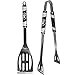 thumbnail image 3 of Siskiyou NFL Oakland Raiders Steel BBQ Tool Set (2 Piece) Silver, Medium, 3 of 4
