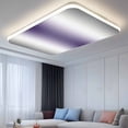 thumbnail image 2 of Gray Purple Fluorescent Light Covers, Modern Gradient Geometric Magnetic Light Covers for Ceiling Lights, Fluorescent Ceiling Shade Filters for Classroom Bedroom Office 4x2Ft x 2PCS, 2 of 8