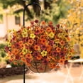 thumbnail image 3 of Artificial Fall Flowers, 13.8" Artificial Wild Blossom Spray, Faux Fall Wildflower Stem, Floral Greenery Pick, Vase Arrangement Filler, Farmhouse Indoor Decor, Wedding Thanksgiving Table Centerpiece, 3 of 4