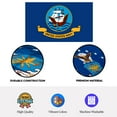 thumbnail image 6 of AGAS 3x5 Polyester US Navy Printed Durable Outdoor Flag, 6 of 6