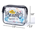 thumbnail image 4 of Transparent Pvc Portable Printed Makeup Pouch Lightweight Travel Cosmetic Case Durable Clear Organizer For Daily Toiletries Weekend Getaway Use, 4 of 4
