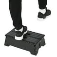 thumbnail image 3 of Folding Step Stool, Portable Step Ladder with Non Slip Grips, Large Platform, 300 Lb Loading Capacity, Made of Plastic, for Elderly, Pregnant, Bathroom Travel Use, 3 of 7