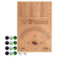 thumbnail image 1 of Baseball Dice Board Game Dice And Marbles Board Game Baseball Gameboard, 1 of 5