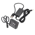 thumbnail image 1 of NP-W126 Dummy Battery, USB To NP-W1260 Dummy Battery Safe Portable With USB Drive Cable For XT20 For XT2 For XH1 For XT3, 1 of 8