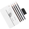 thumbnail image 2 of ANGGREK Compact Cosmetic Shaper,4pcs Eyebrow Pencils 10 Practise Cards Set Professional Duckbill Sharpener Kit For Makeup Beauty,4 In 1 Eyebrow Pencil Sharpener, 2 of 8