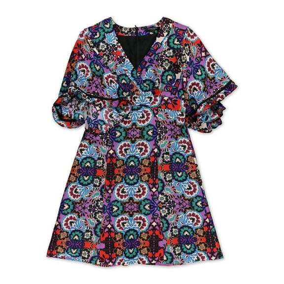 Nanette Lepore Womens Surplice A-Line Dress